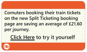 Split train tickets currently save rail comuters an average of £21.60 per journey